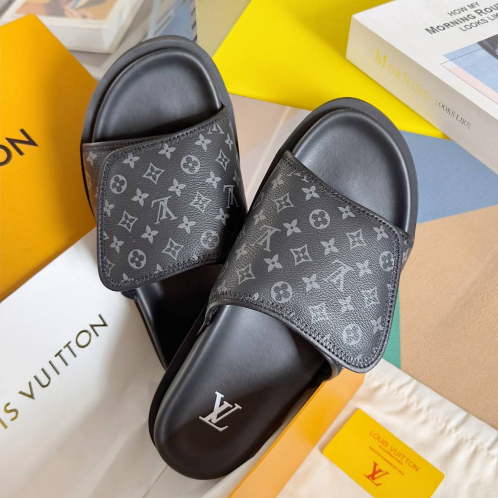 LV Miami Velcro slippers-3 LV Miami Velcro slippers-3