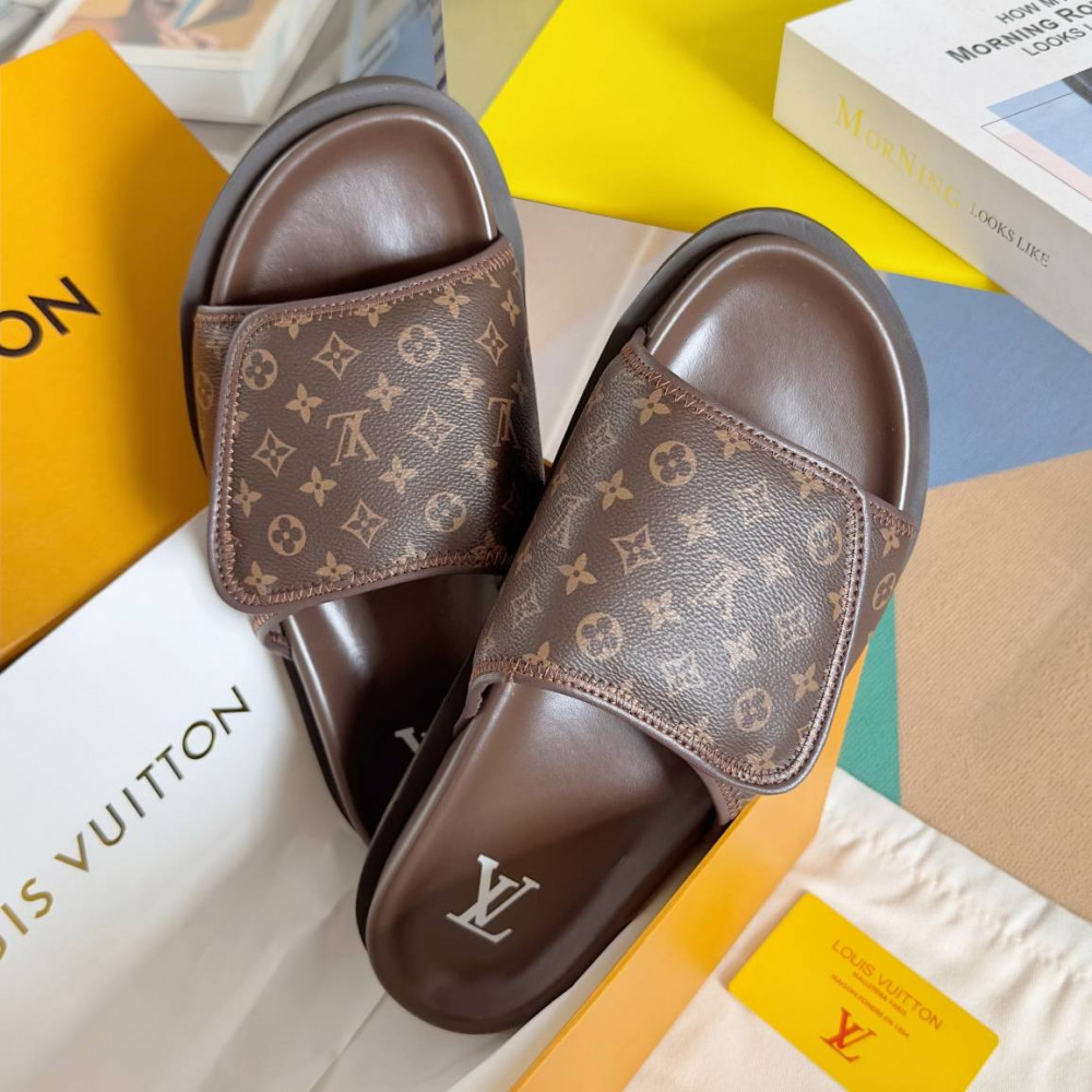 LV Miami Velcro slippers-4 LV Miami Velcro slippers-4