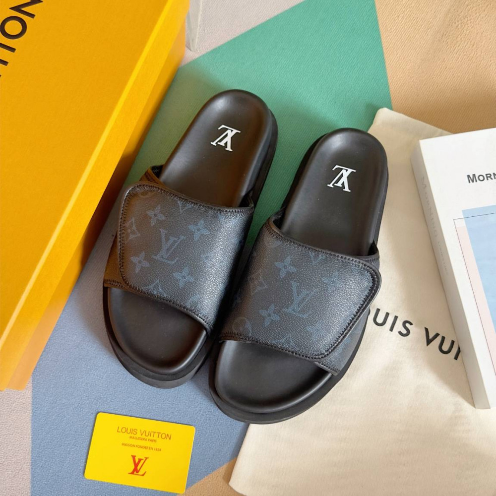 LV Miami Velcro slippers-5 LV Miami Velcro slippers-5