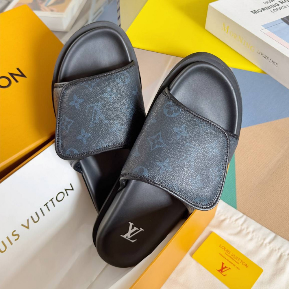 LV Miami Velcro slippers-5 LV Miami Velcro slippers-5