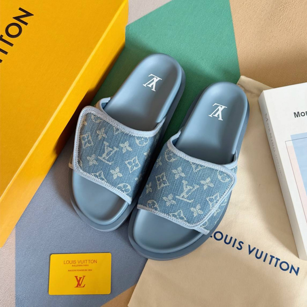 LV Miami Velcro slippers-9 LV Miami Velcro slippers-9