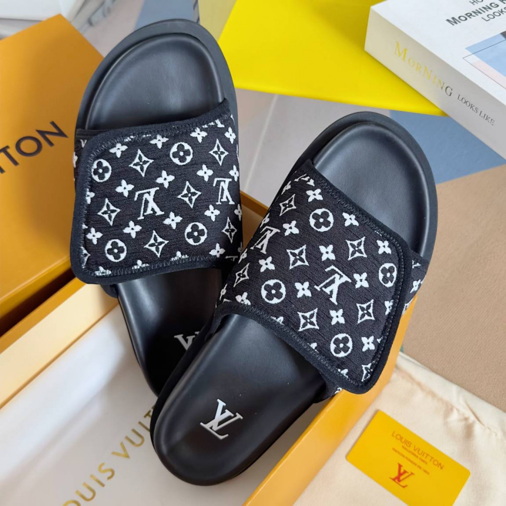 LV Miami Velcro slippers-10 LV Miami Velcro slippers-10