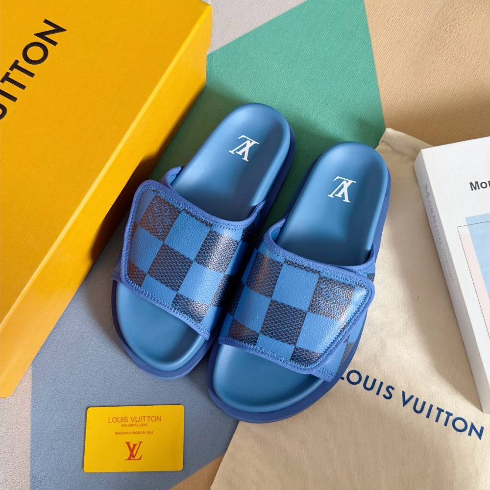LV Miami Velcro slippers-17 LV Miami Velcro slippers-17