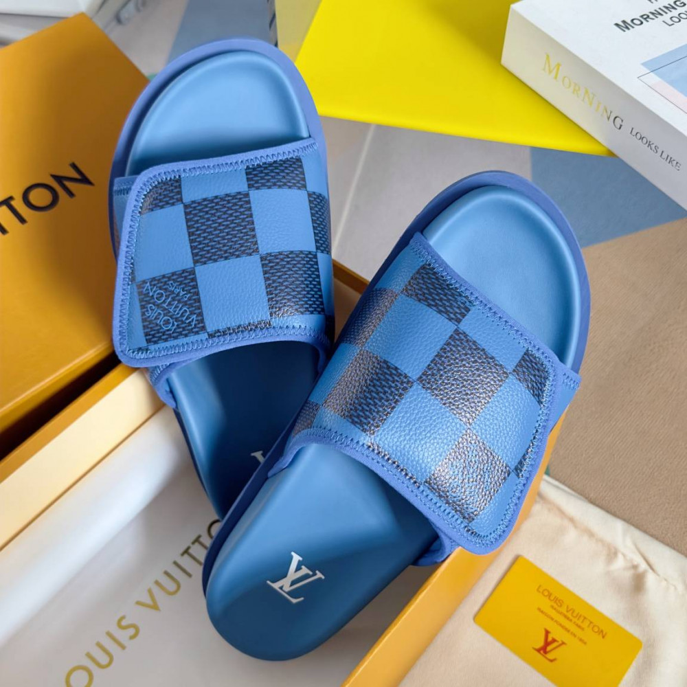 LV Miami Velcro slippers-17 LV Miami Velcro slippers-17