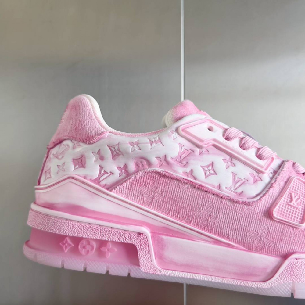 LV Trainer Wipe Color Pink/White Print-011 LV Trainer Wipe Color Pink/White Print-011