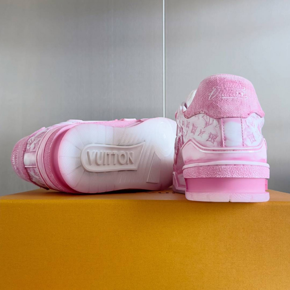 LV Trainer Wipe Color Pink/White Print-011 LV Trainer Wipe Color Pink/White Print-011