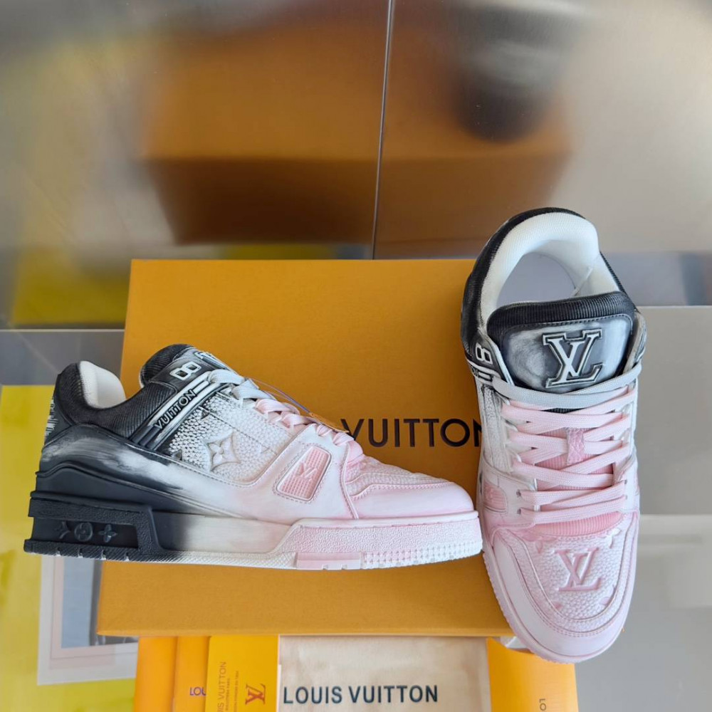 LV Trainer Wipe Color Black/Pink and White-015 LV Trainer Wipe Color Black/Pink and White-015