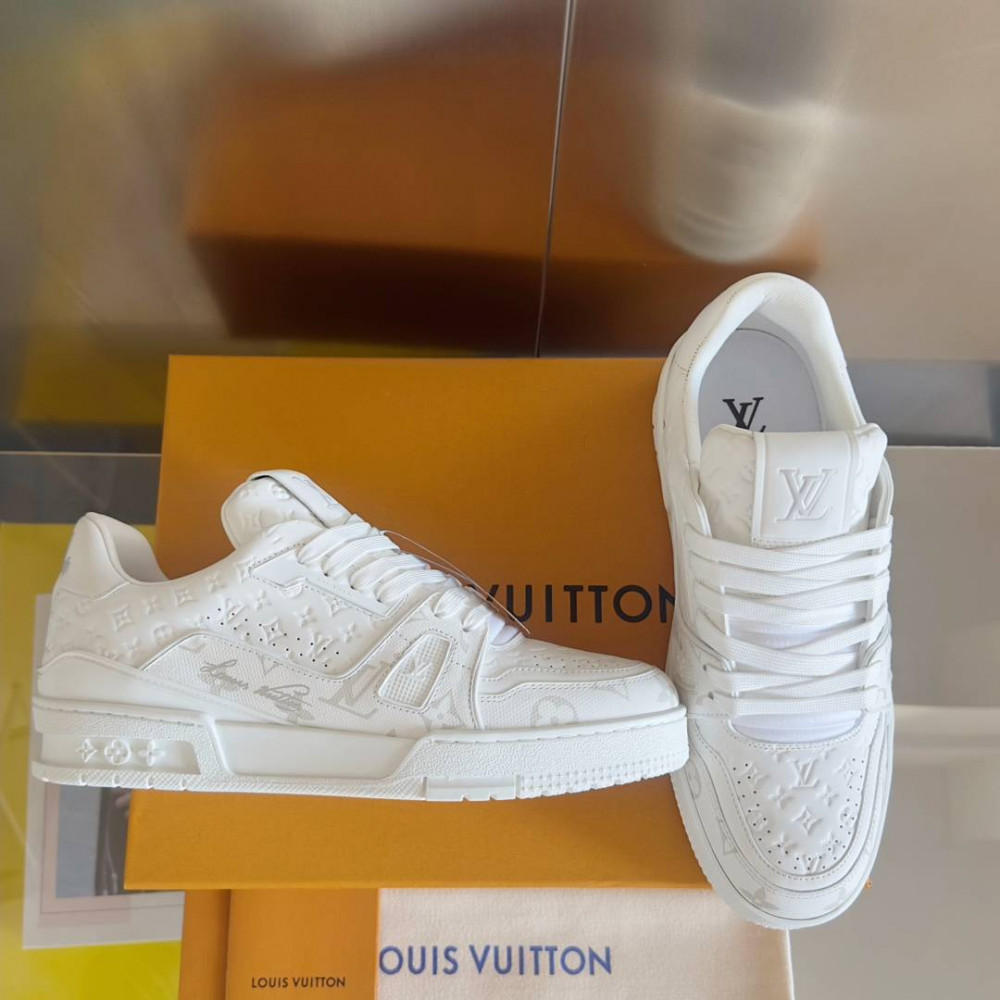 LV Trainer Sneaker White-010 LV Trainer Sneaker White-010