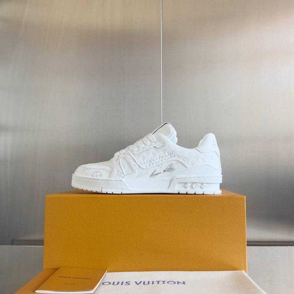 LV Trainer Sneaker White-010 LV Trainer Sneaker White-010