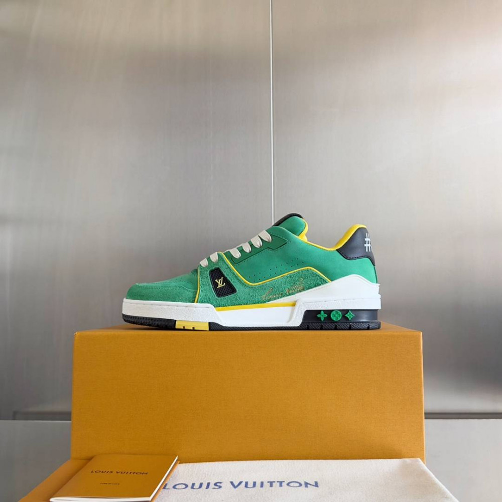 LV Trainer Sneaker Green-011 LV Trainer Sneaker Green-011