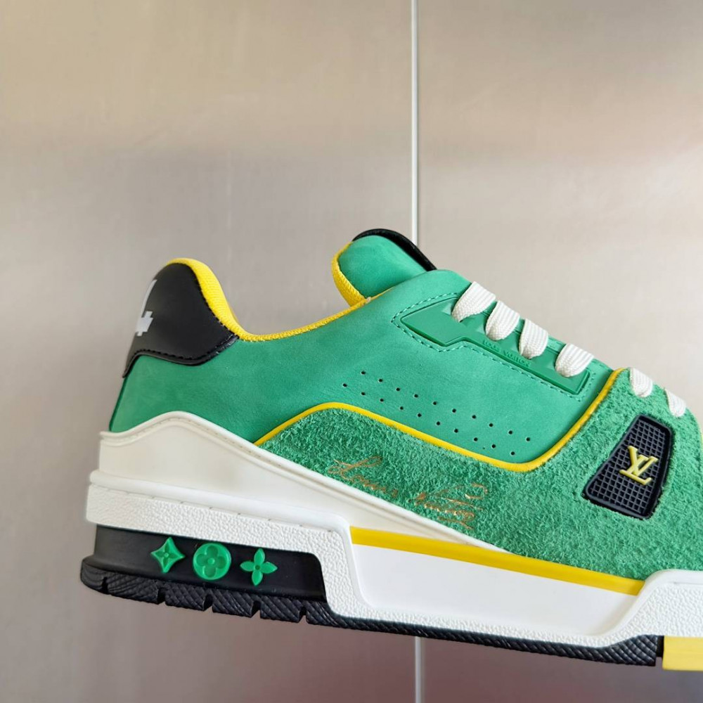 LV Trainer Sneaker Green-011 LV Trainer Sneaker Green-011
