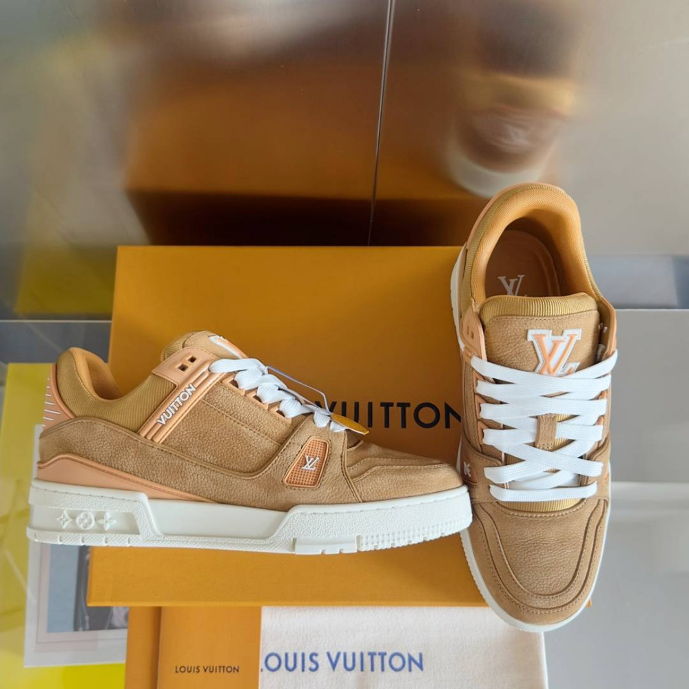 LV Trainer Sneaker Brown-018 LV Trainer Sneaker Brown-018