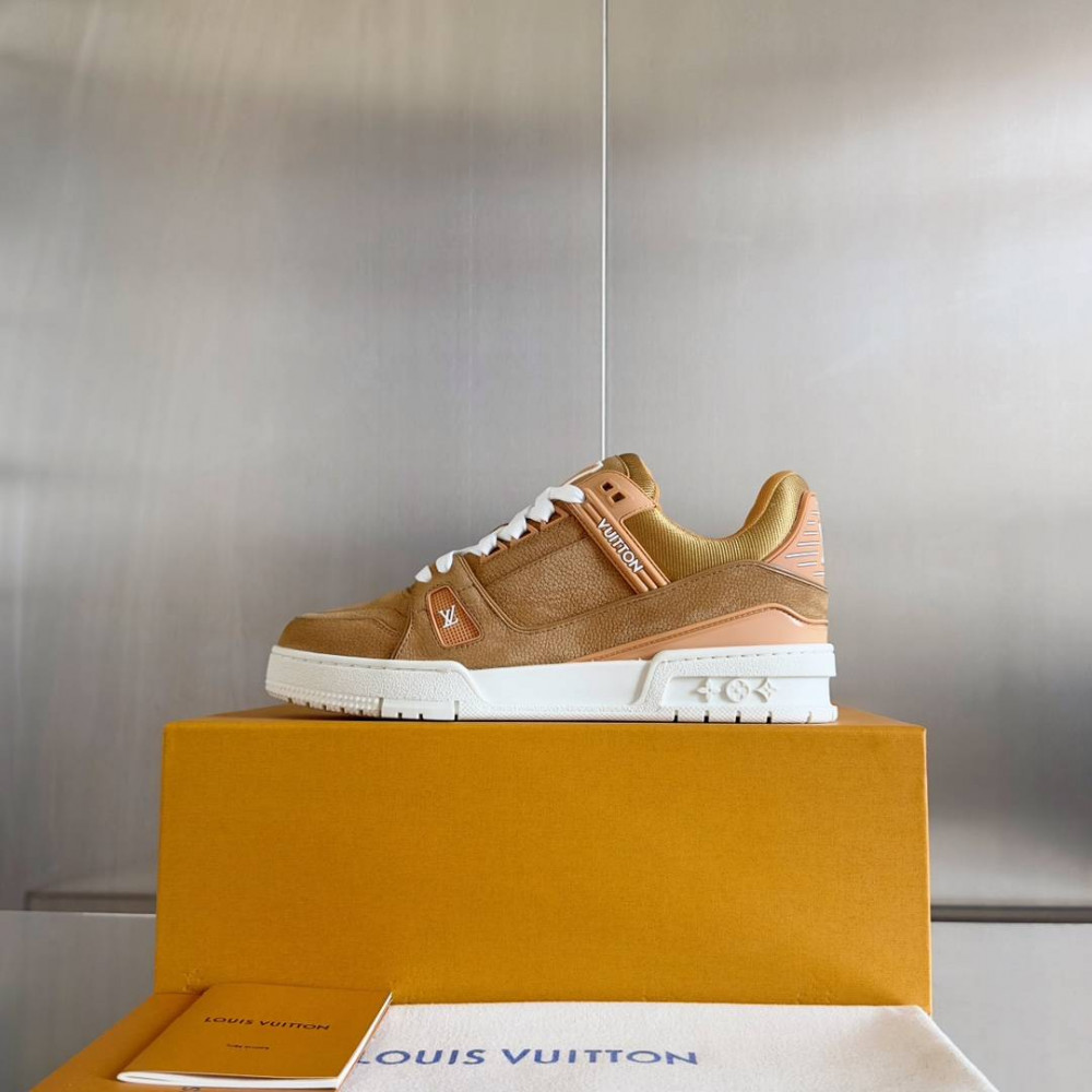 LV Trainer Sneaker Brown-018 LV Trainer Sneaker Brown-018