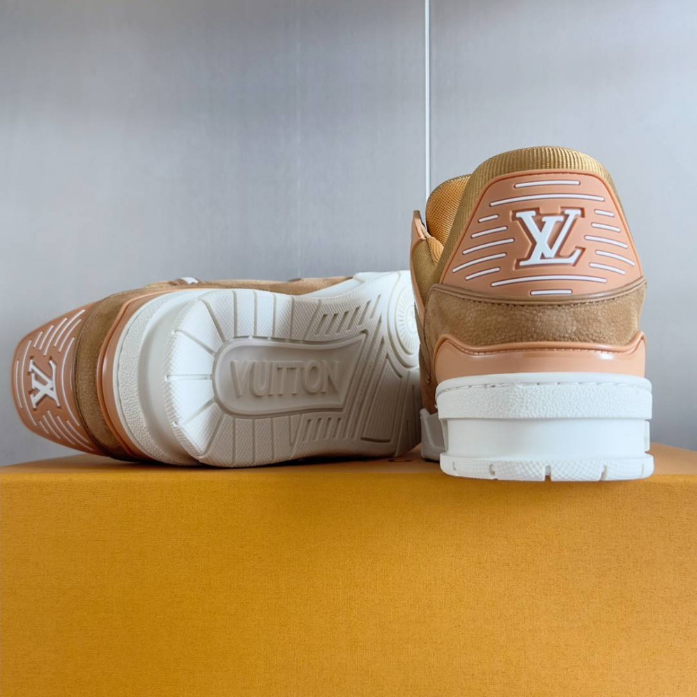 LV Trainer Sneaker Brown-018 LV Trainer Sneaker Brown-018