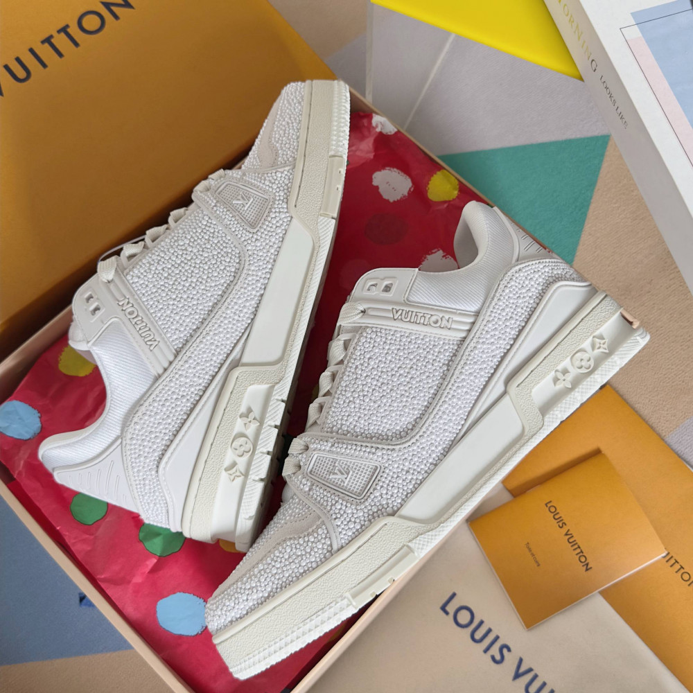 LV Trainer Sneaker Diamond White-019 LV Trainer Sneaker Diamond White-019