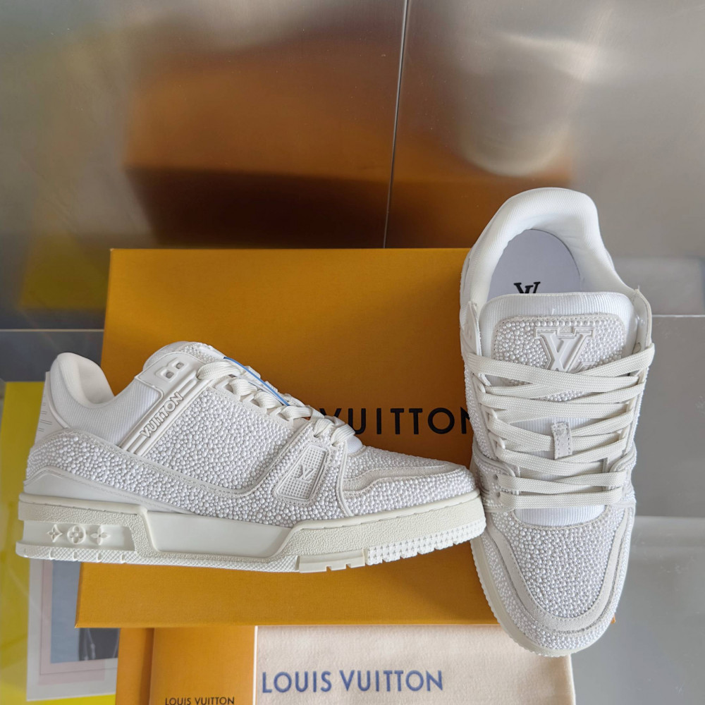 LV Trainer Sneaker Diamond White-019 LV Trainer Sneaker Diamond White-019