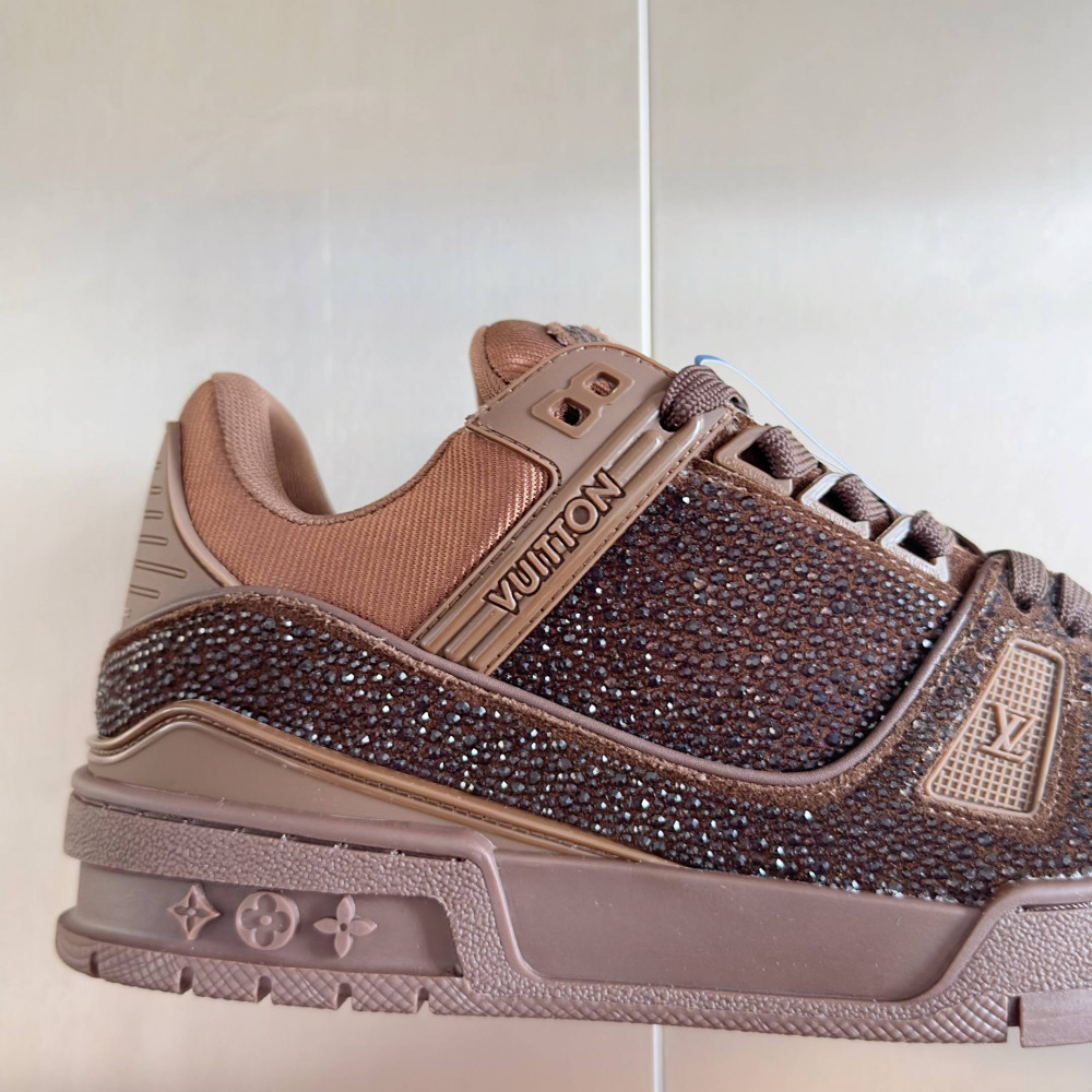 LV Trainer Sneaker Diamond Brown-020 LV Trainer Sneaker Diamond Brown-020