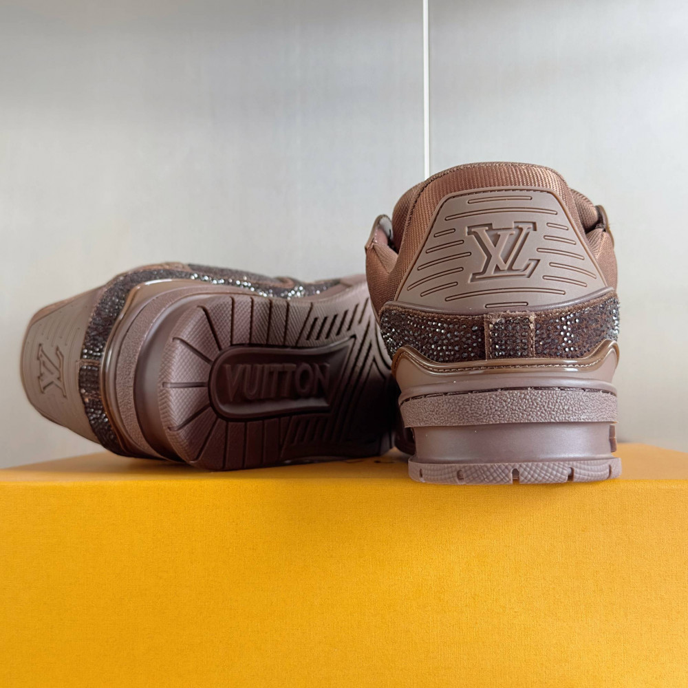 LV Trainer Sneaker Diamond Brown-020 LV Trainer Sneaker Diamond Brown-020