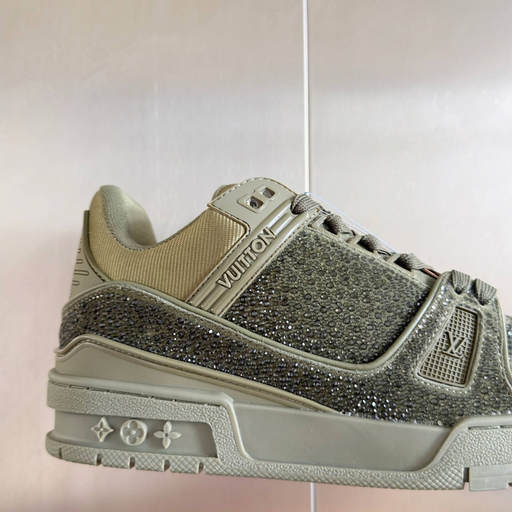 LV Trainer Sneaker Diamond Green-021 LV Trainer Sneaker Diamond Green-021