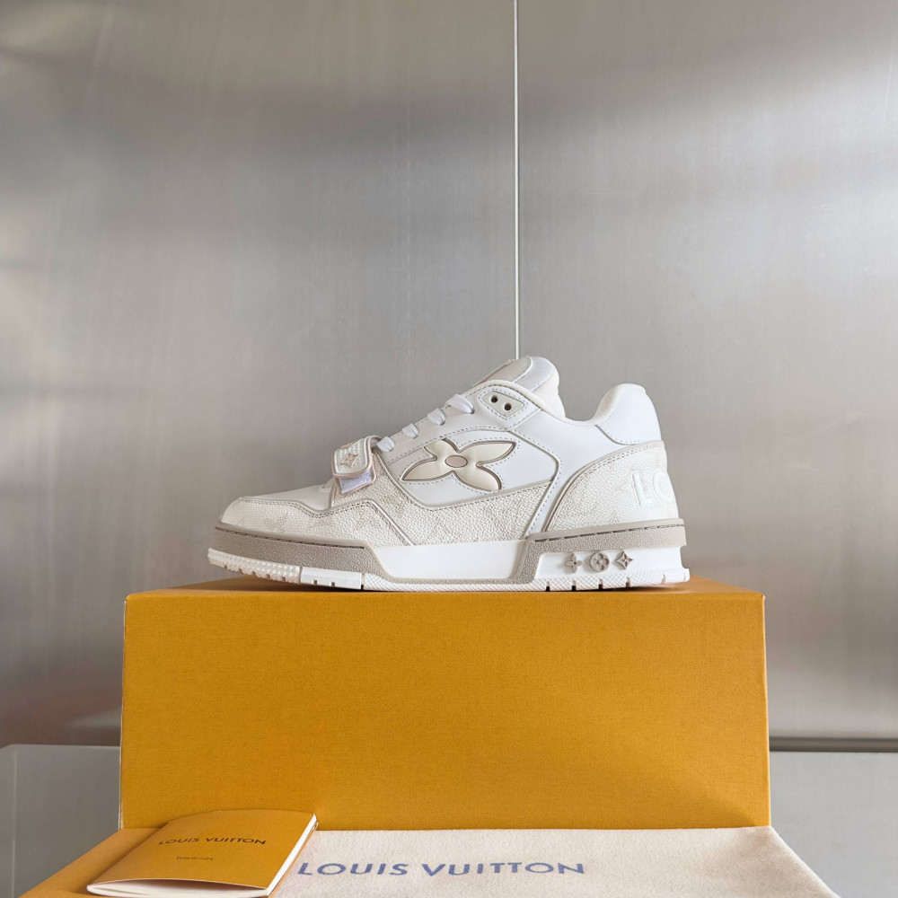 LV Trainer Sneaker Beige-023 LV Trainer Sneaker Beige-023