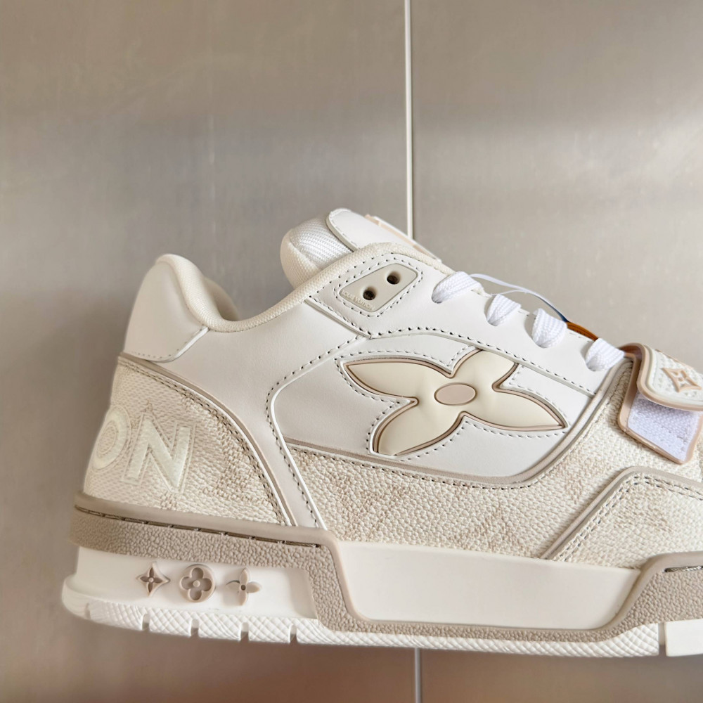 LV Trainer Sneaker Beige-023 LV Trainer Sneaker Beige-023