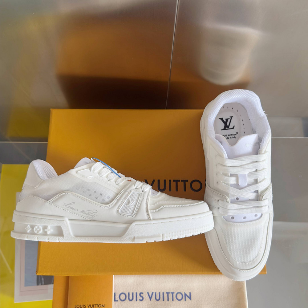 LV Trainer Sneaker Diamond Green-022 LV Trainer Sneaker Diamond Green-022