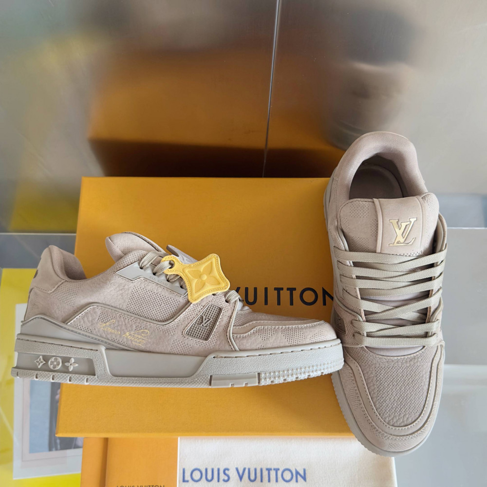 LV Trainer Sneaker Desert Yellow-027 LV Trainer Sneaker Desert Yellow-027