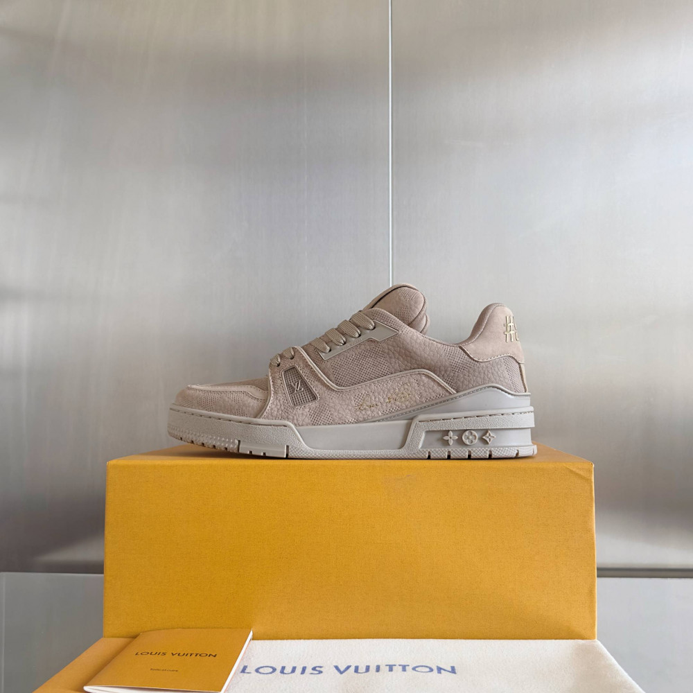 LV Trainer Sneaker Desert Yellow-027 LV Trainer Sneaker Desert Yellow-027