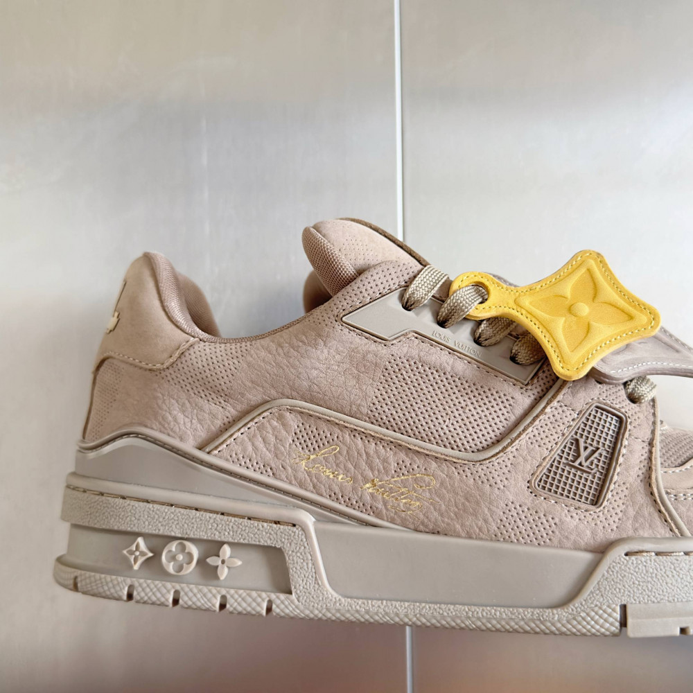 LV Trainer Sneaker Desert Yellow-027 LV Trainer Sneaker Desert Yellow-027
