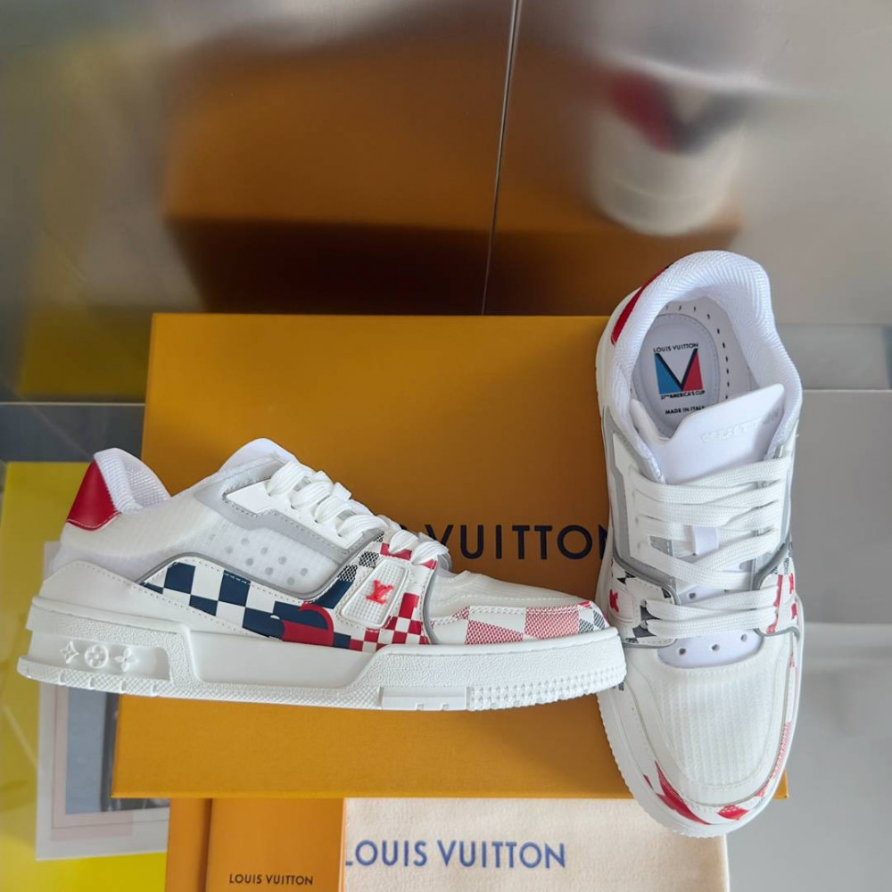 LV Trainer Sneaker White-035 LV Trainer Sneaker White-035