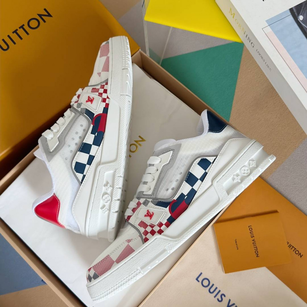 LV Trainer Sneaker White-035 LV Trainer Sneaker White-035