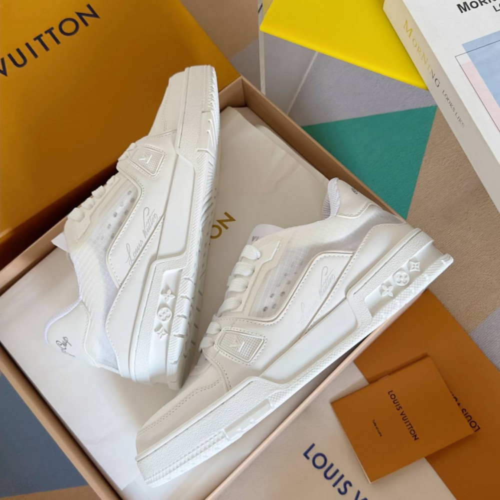 LV Trainer Sneaker White-037 LV Trainer Sneaker White-037