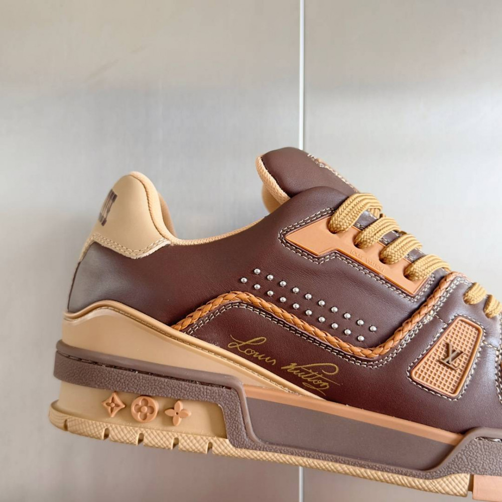 LV Trainer Sneaker Brown-040 LV Trainer Sneaker Brown-040