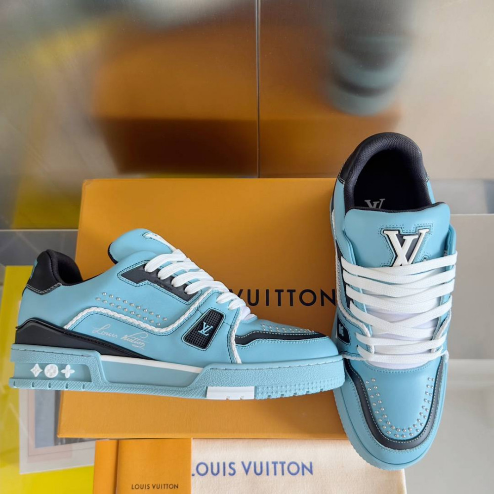 LV Trainer Sneaker Blue-041 LV Trainer Sneaker Blue-041
