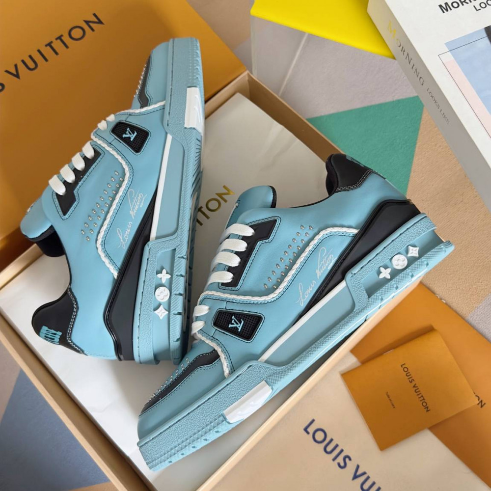 LV Trainer Sneaker Blue-041 LV Trainer Sneaker Blue-041