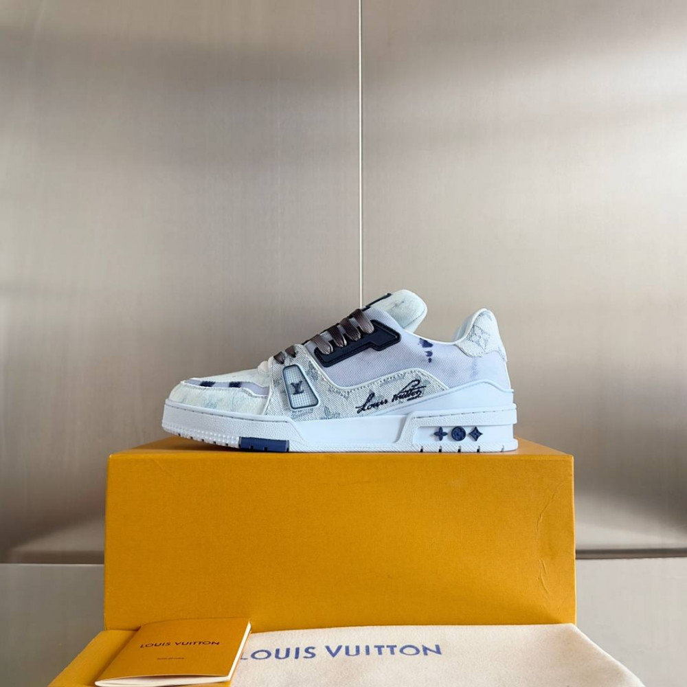 LV Trainer Sneaker Blue-045 LV Trainer Sneaker Blue-045