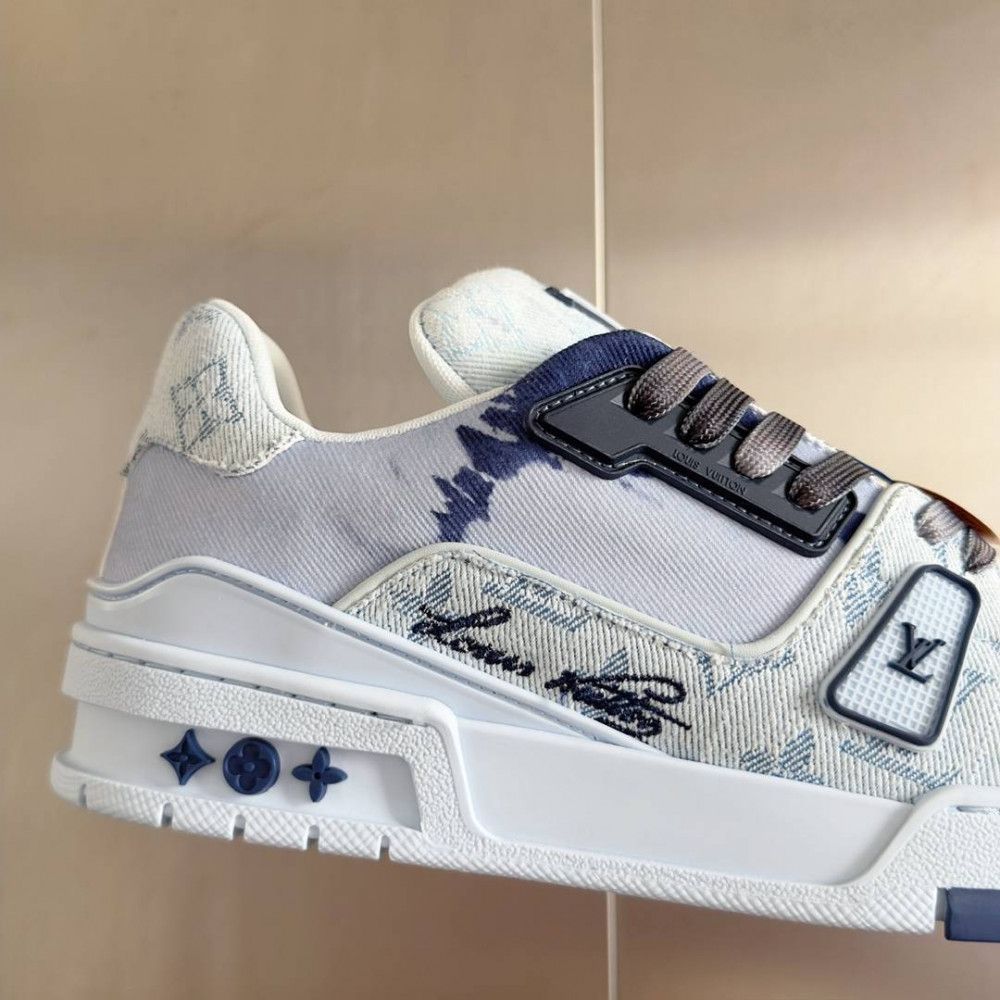 LV Trainer Sneaker Blue-045 LV Trainer Sneaker Blue-045