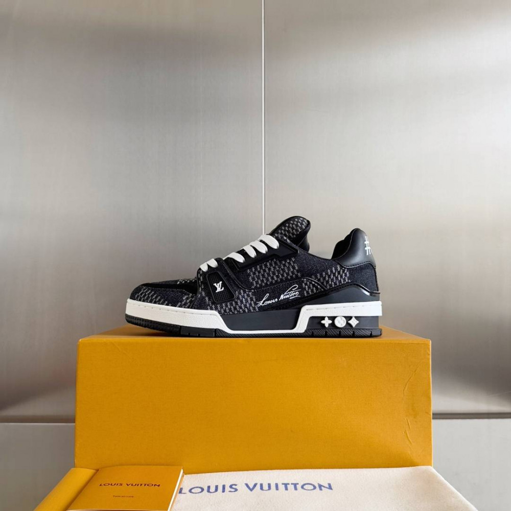 LV Trainer Sneaker Black-046 LV Trainer Sneaker Black-046
