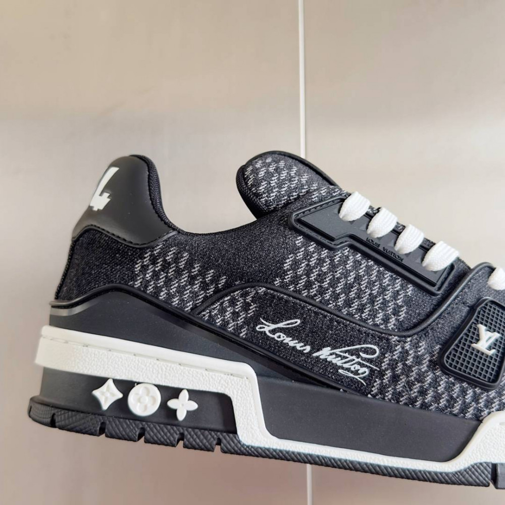 LV Trainer Sneaker Black-046 LV Trainer Sneaker Black-046