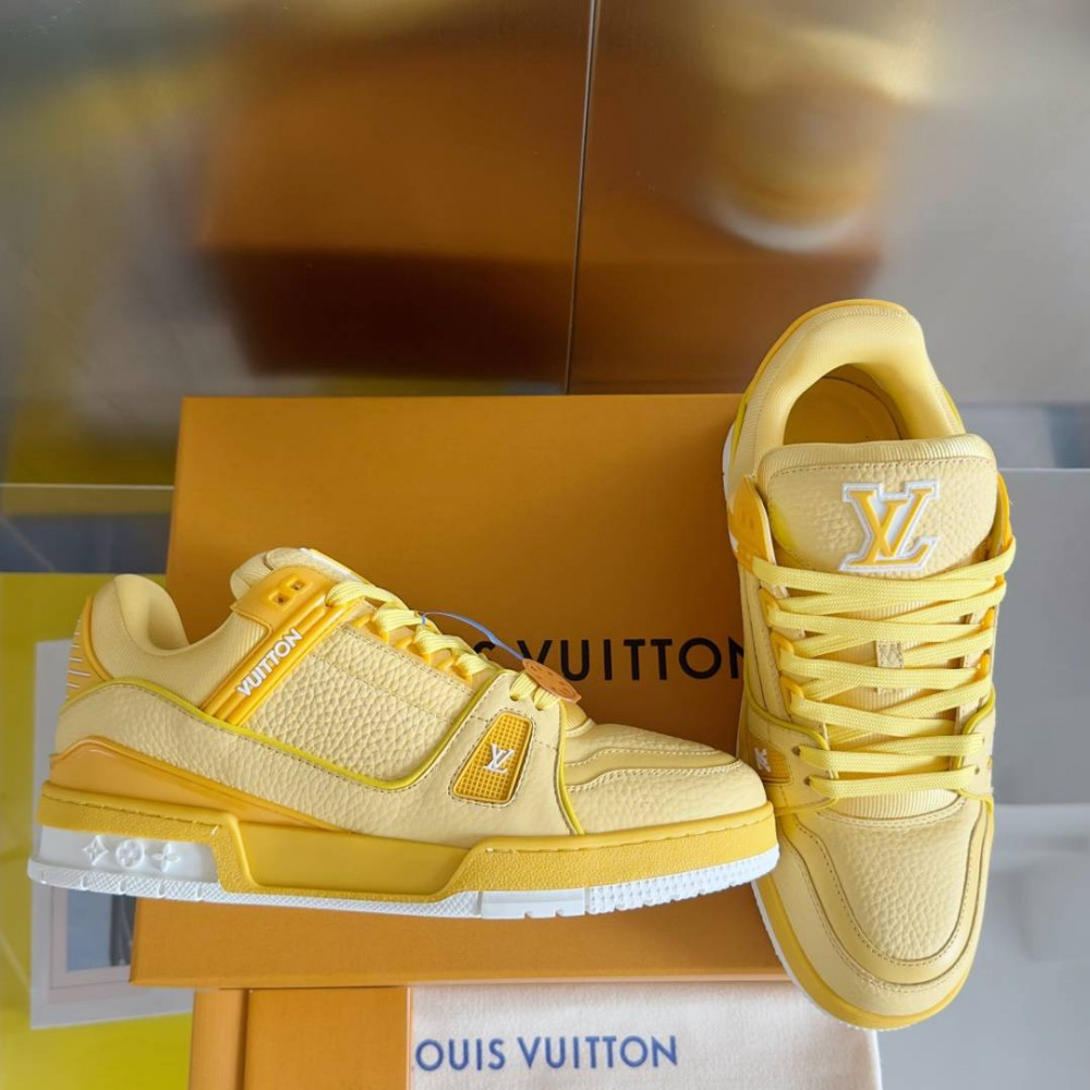 LV Trainer Sneaker Yellow-051 LV Trainer Sneaker Yellow-051