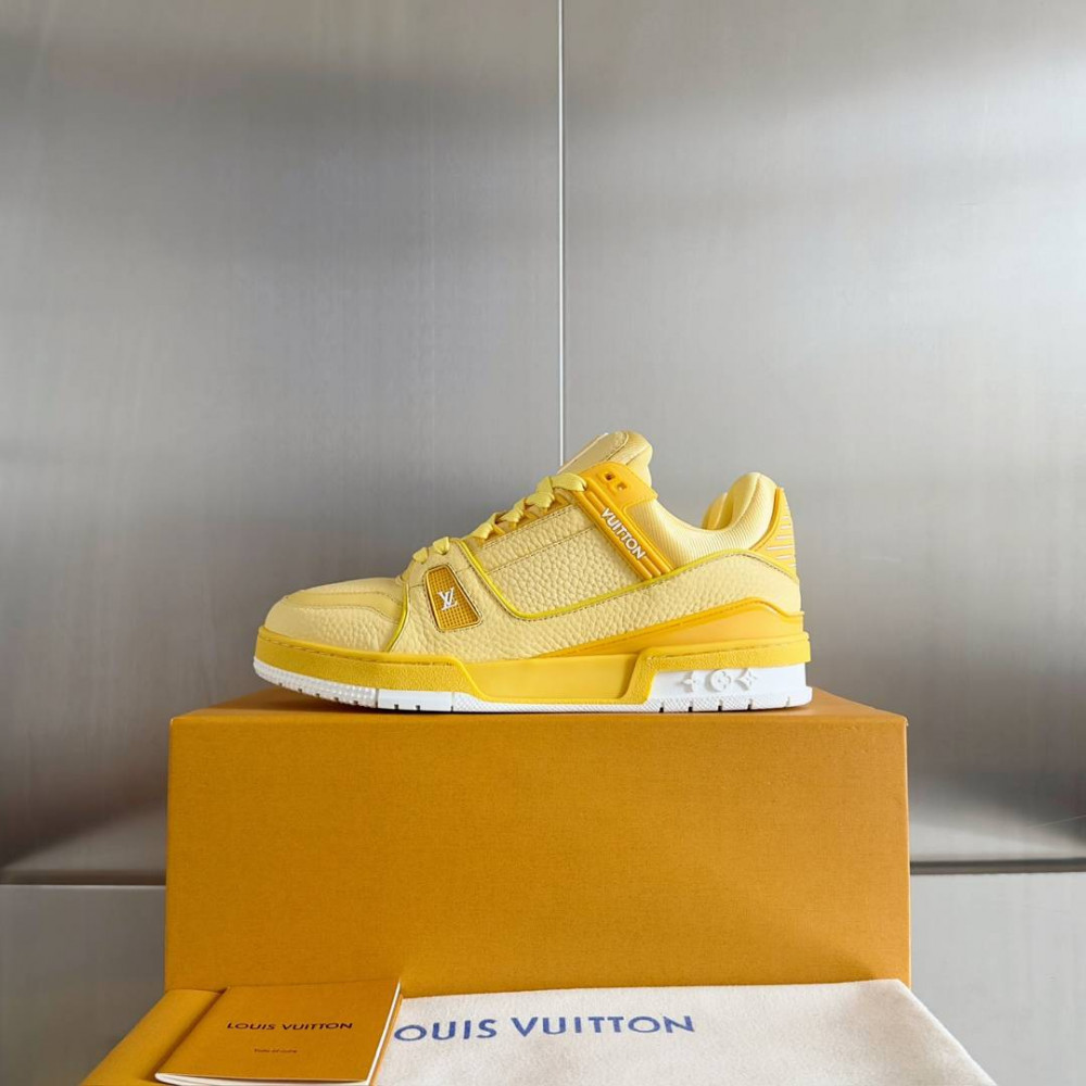 LV Trainer Sneaker Yellow-051 LV Trainer Sneaker Yellow-051