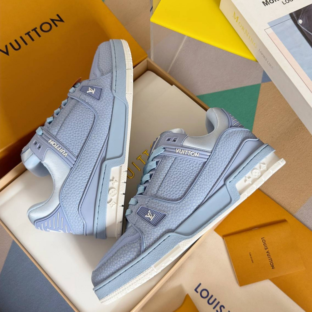 LV Trainer Sneaker Blue-052 LV Trainer Sneaker Blue-052