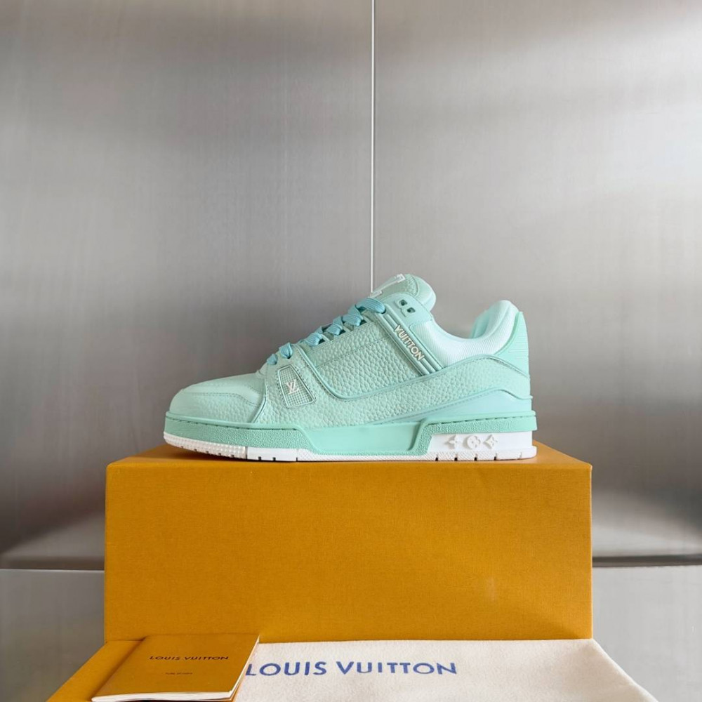 LV Trainer Sneaker Green-053 LV Trainer Sneaker Green-053