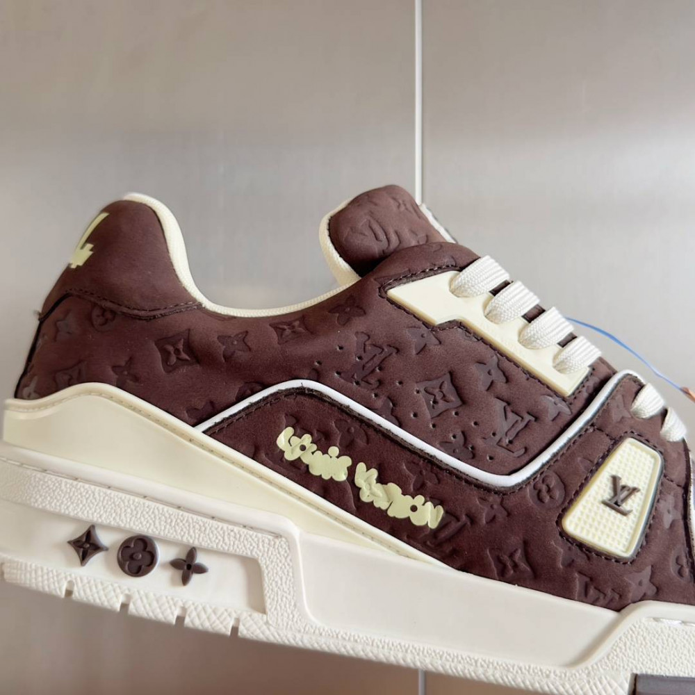 LV Trainer Sneaker Brown Print-055 LV Trainer Sneaker Brown Print-055