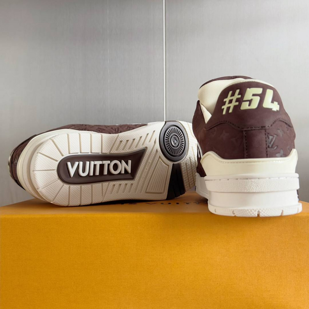 LV Trainer Sneaker Brown Print-055 LV Trainer Sneaker Brown Print-055