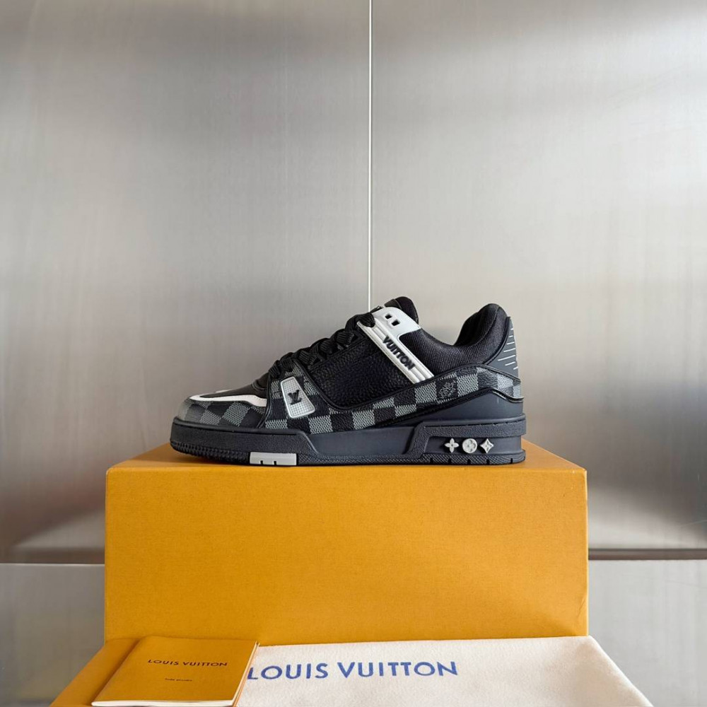 LV Trainer Sneaker Black-058 LV Trainer Sneaker Black-058
