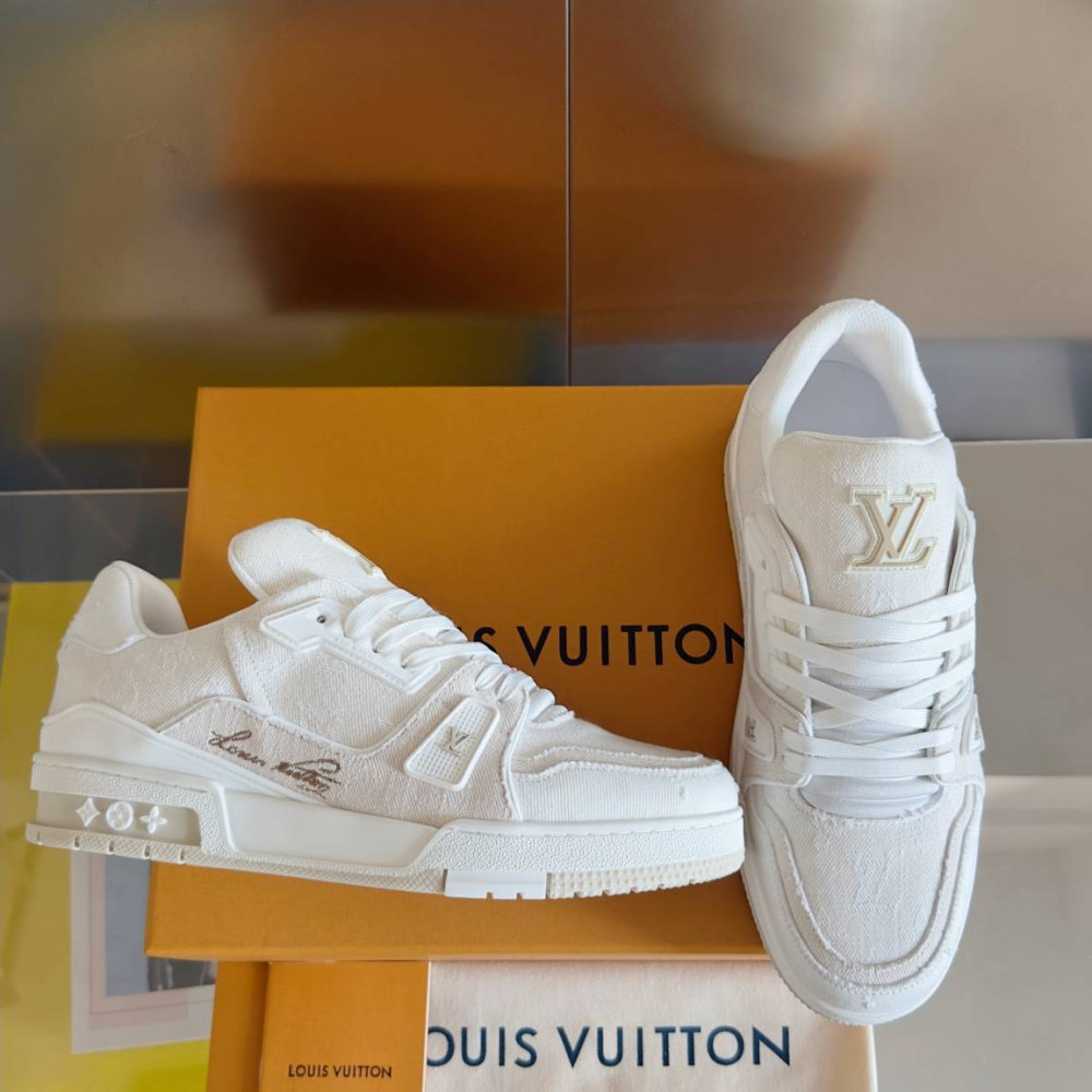 LV Trainer Sneaker White-064 LV Trainer Sneaker White-064