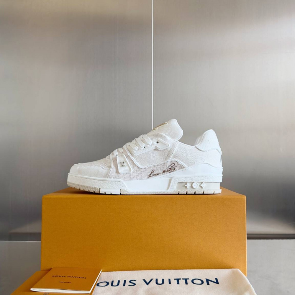 LV Trainer Sneaker White-064 LV Trainer Sneaker White-064
