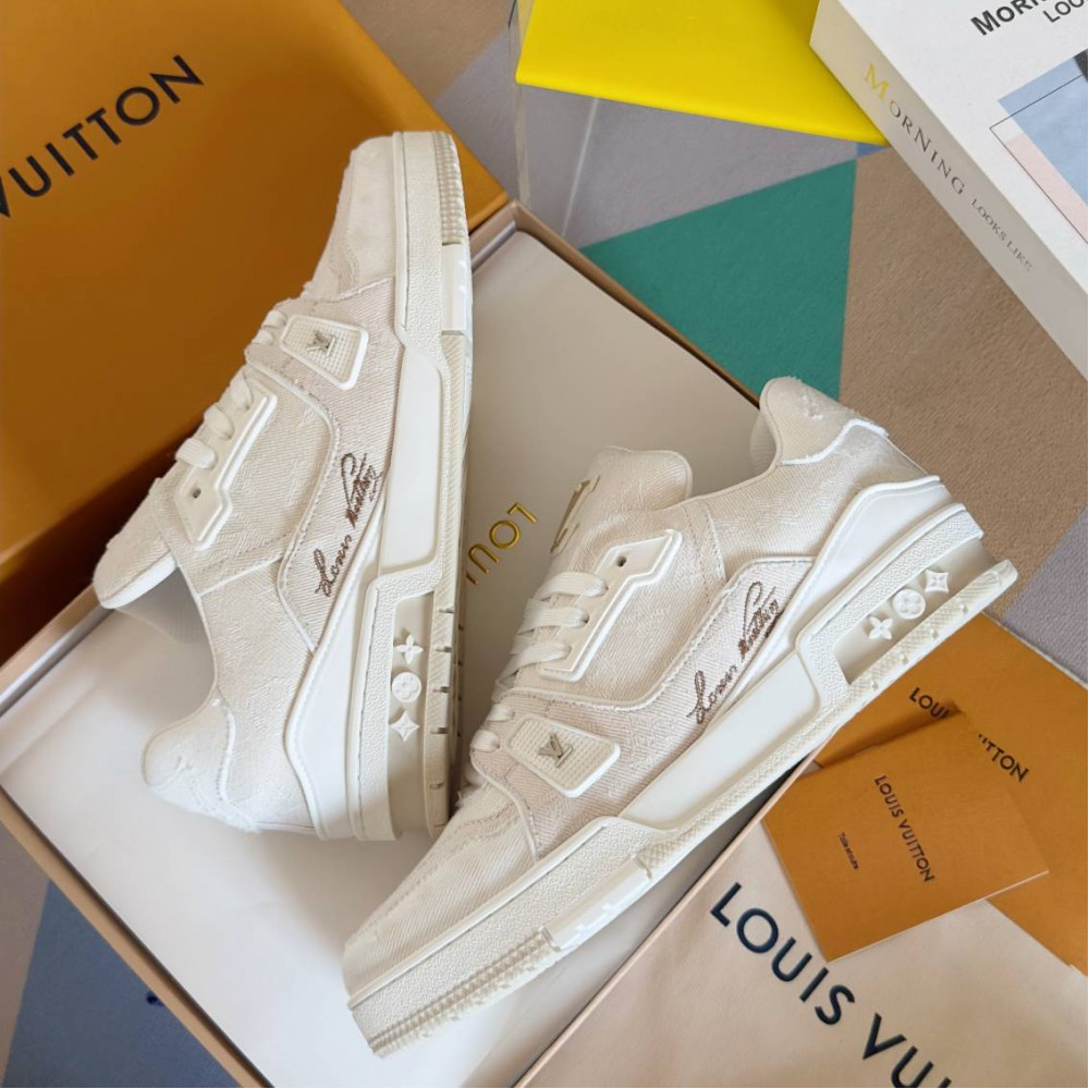 LV Trainer Sneaker White-064 LV Trainer Sneaker White-064