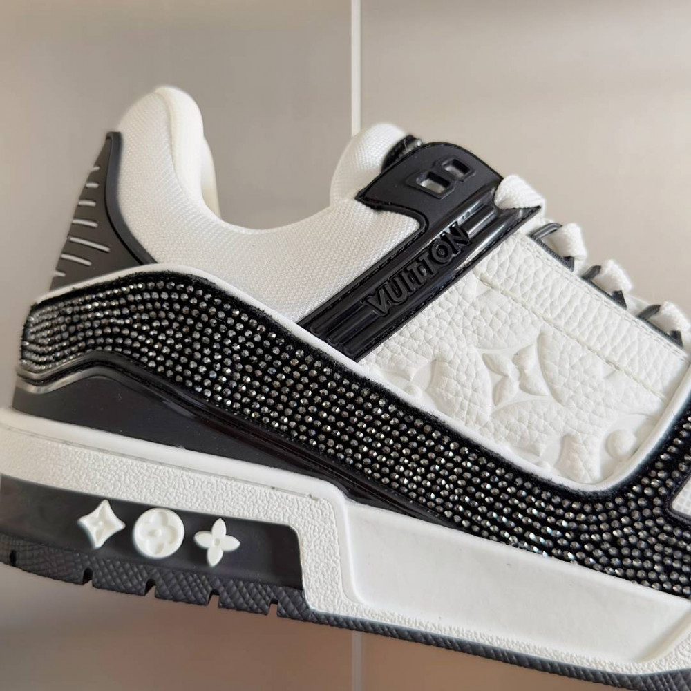 LV Trainer Sneaker White Black Panda-073 LV Trainer Sneaker White Black Panda-073